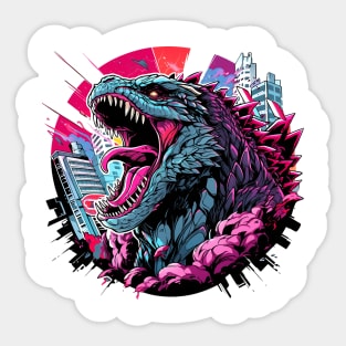 godzilla Sticker